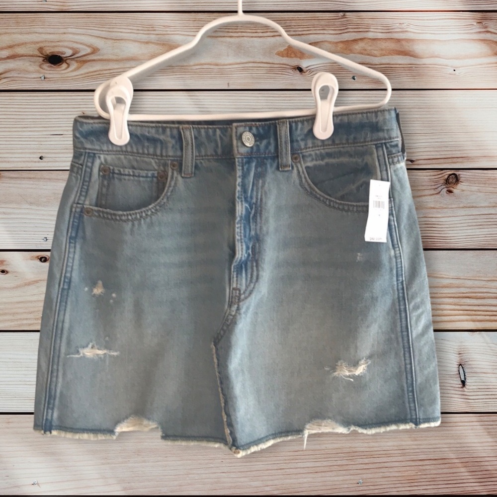 NWT! Gap kids distressed denim skirt